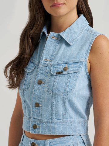 Women's Crop Rider™ Denim Vest