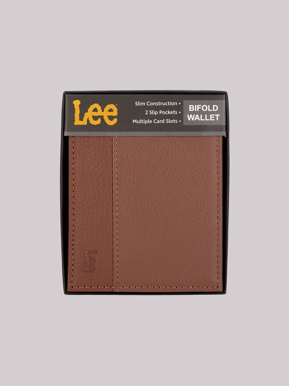Men's Embossed Logo Bifold Wallet - view 4