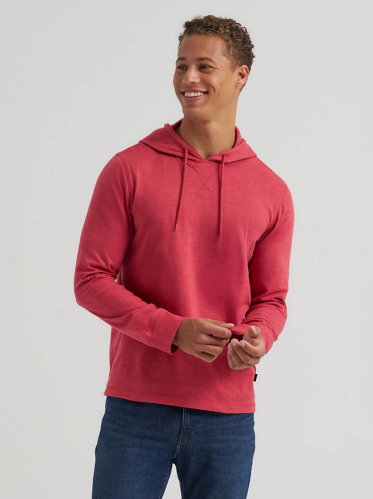 Men's Sueded Jersey Hoodie