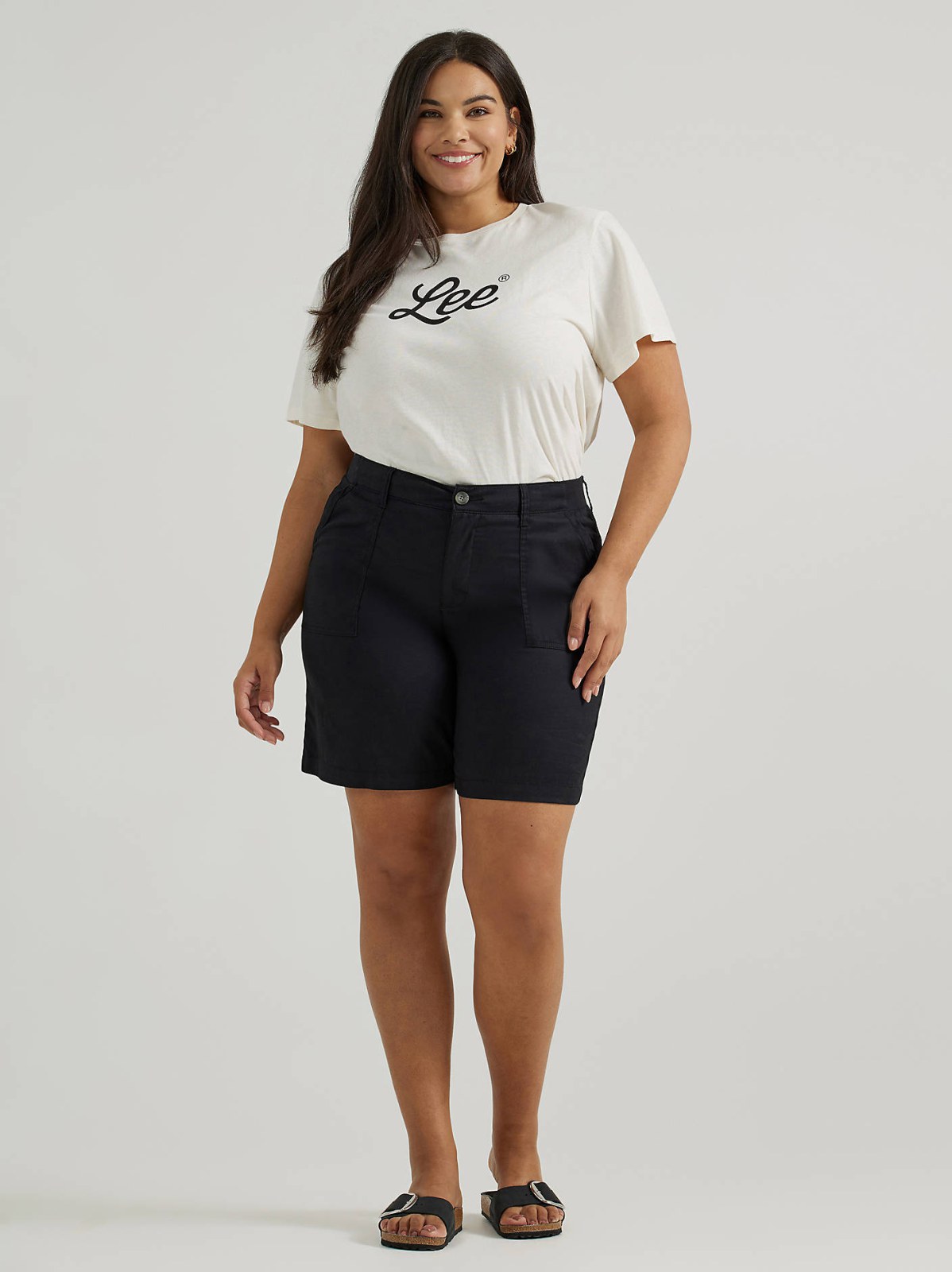 Women's Ultra Lux Comfort with Flex-To-Go Relaxed Fit Utility Bermuda (Plus)