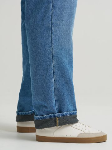 Men's Legendary Relaxed Straight Fleece Lined Jean (Big & Tall)