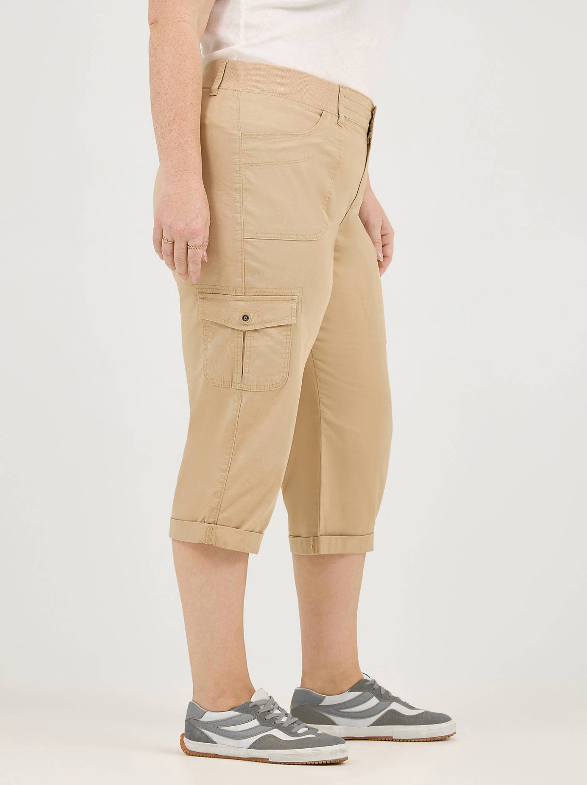 Women’s Relaxed Fit Austyn Cargo Capri (Plus) - view 4
