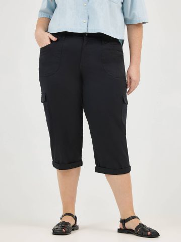 Women’s Relaxed Fit Austyn Cargo Capri (Plus) — alternate view