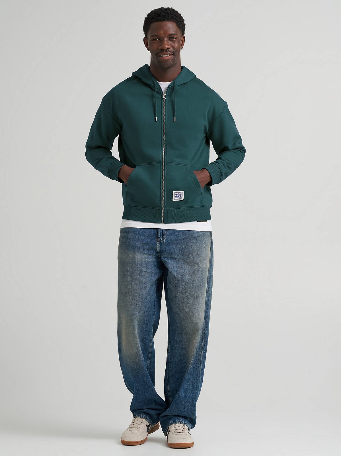 Men's Relaxed Fit Essential Workwear Full Zip Jacket - view 5