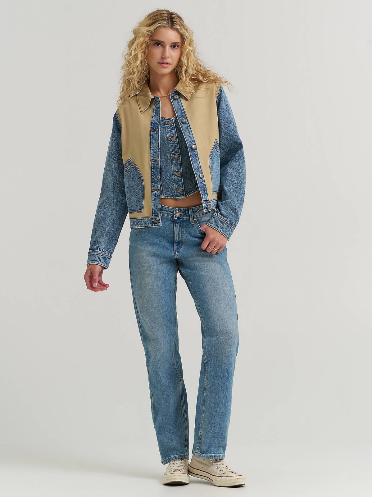 Women's Mixed Media Jacket - view 3