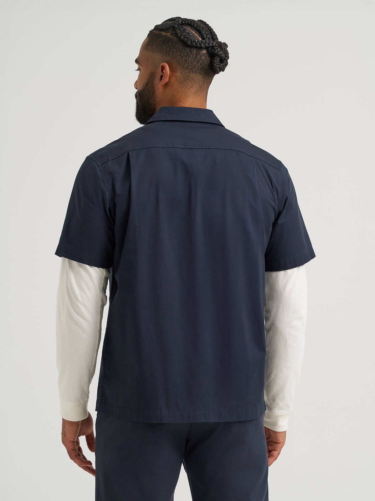 Men's Short Sleeve Relaxed Fit Button Down Workshirt - view 2