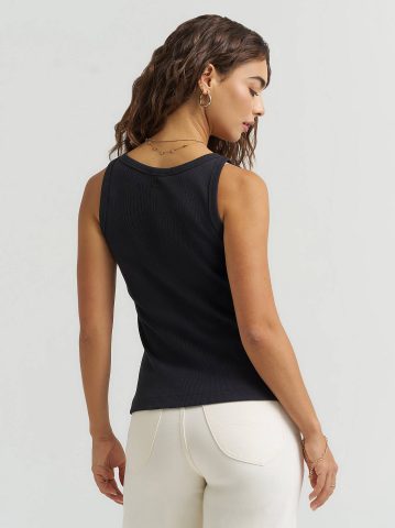 Women's Solid Ribbed Tank Top