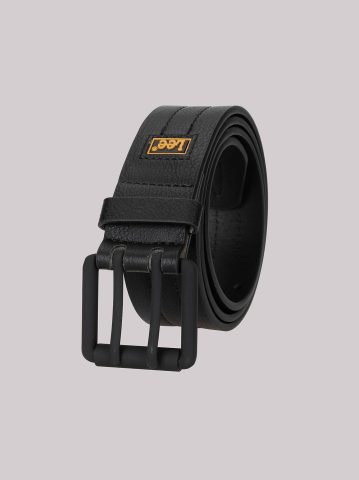 Men's Double Prong Square Buckle Belt