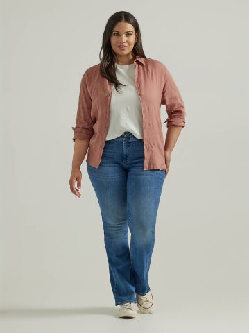 Women's Ultra Lux Comfort with Flex Motion Bootcut Jean (Plus)