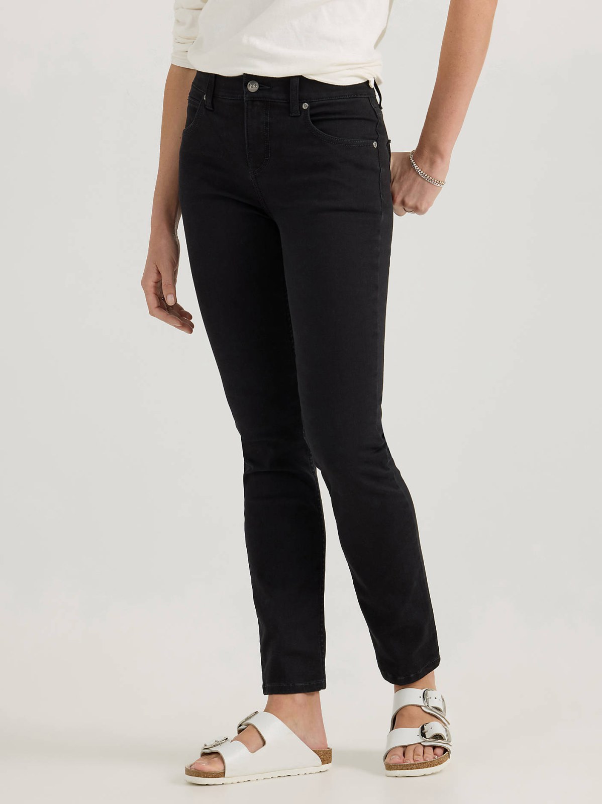Women's Ultra Lux Comfort Flex Motion Slim Straight Jean with Ever Fit® - view 2