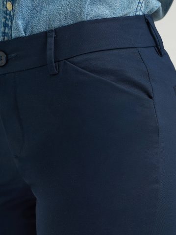 Women's Wrinkle Free Relaxed Fit Straight Leg Pant