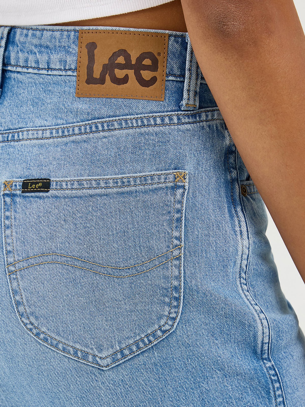 Women's Legendary Back Slit Denim Skirt - view 5