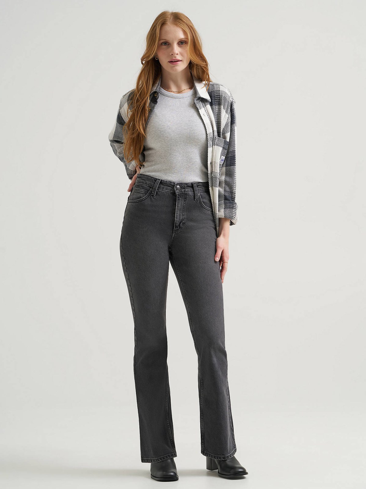 Women's High Rise Bootcut Jean - view 4