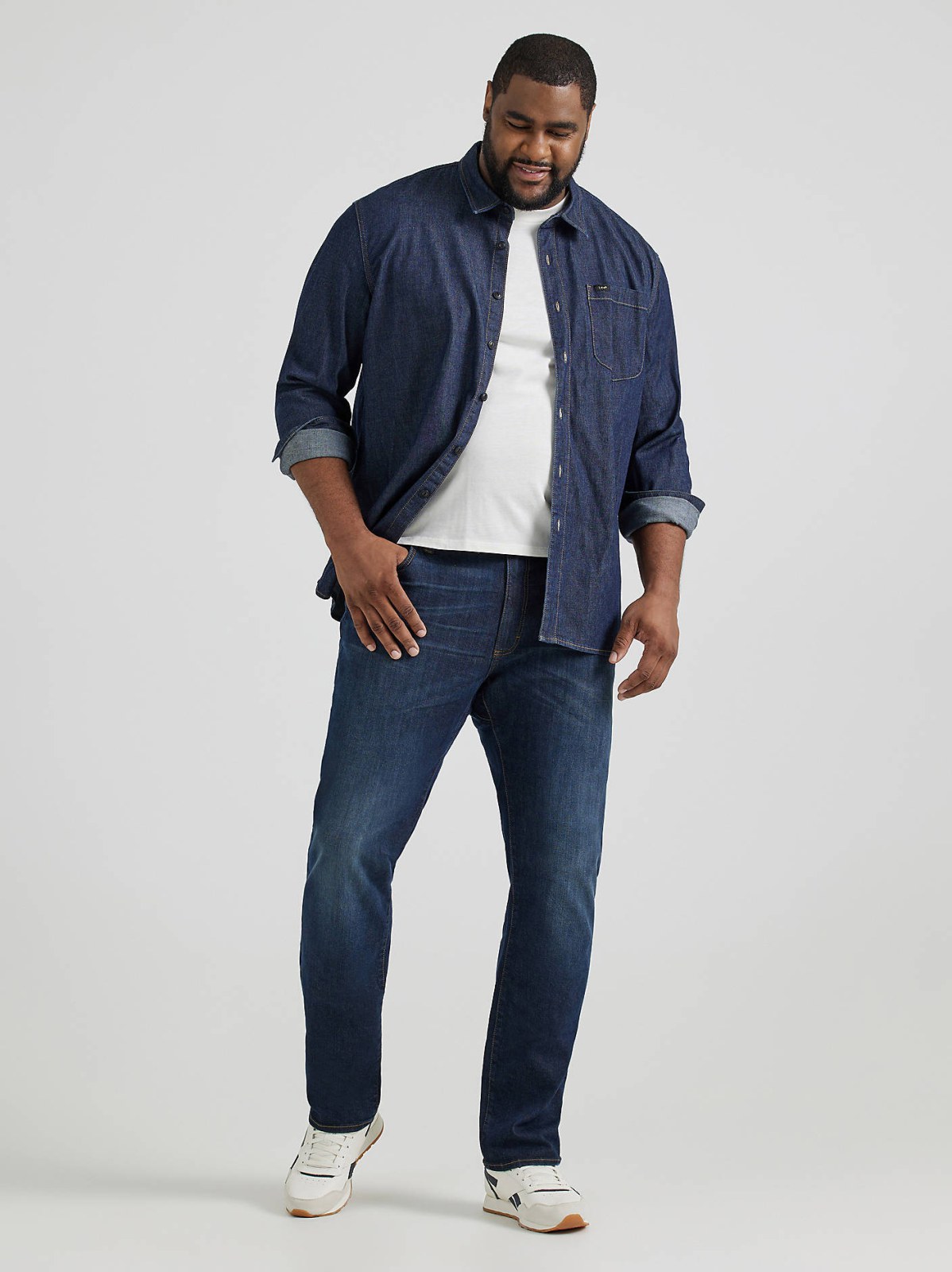 Men's Extreme Motion Athletic Tapered Leg Jean (Big & Tall)