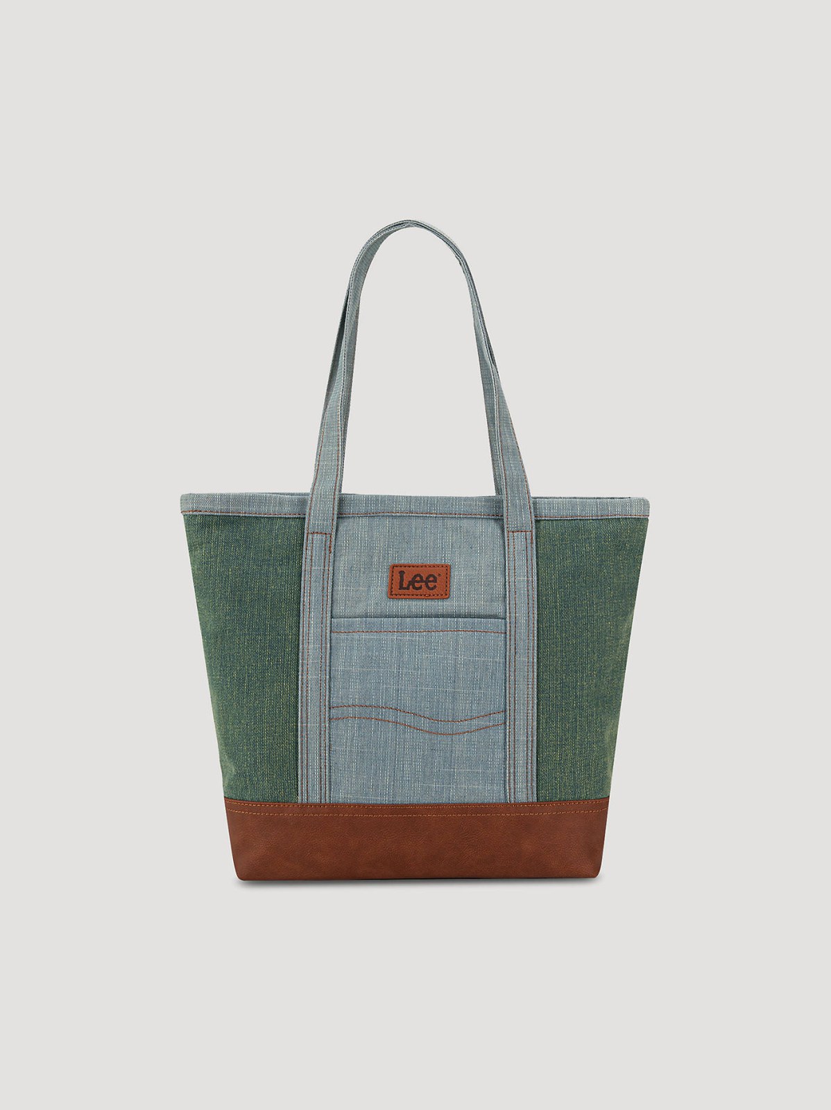 Women's Color Block Tote Bag