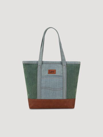 Women's Color Block Tote Bag Women's Color Block Tote Bag