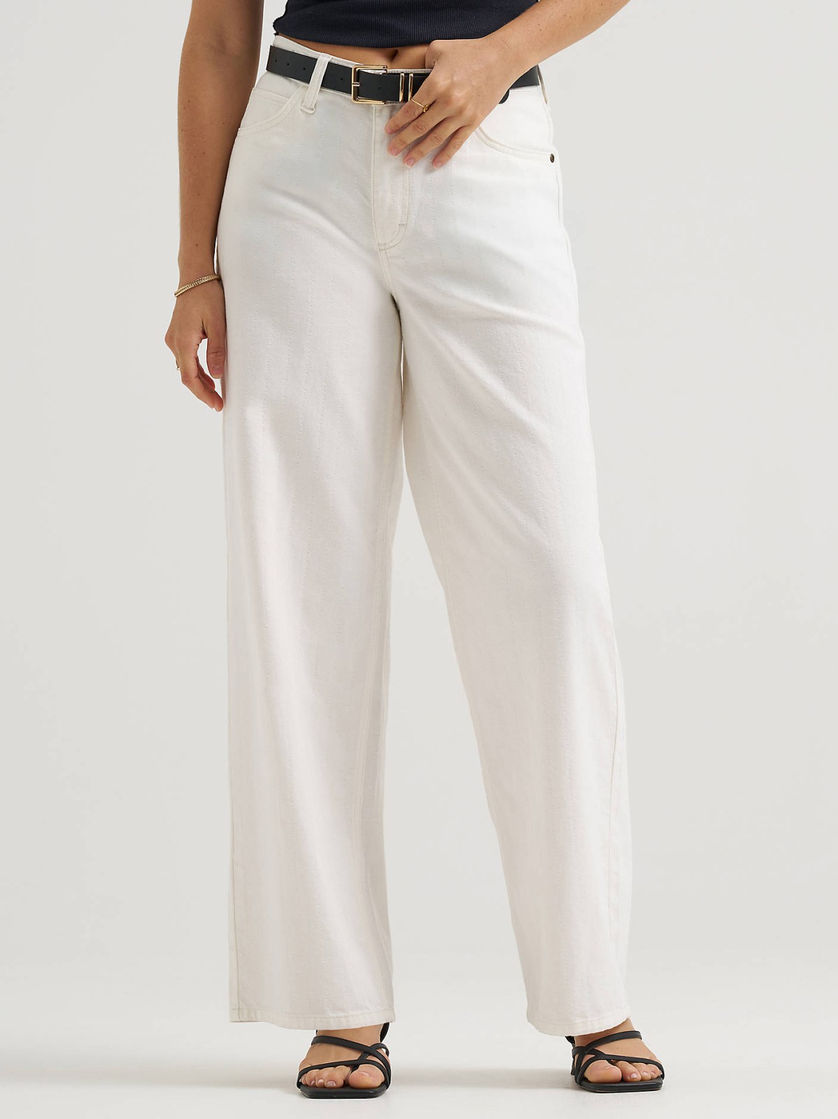 Women's 100% Cotton Loose Straight Jean - view 2