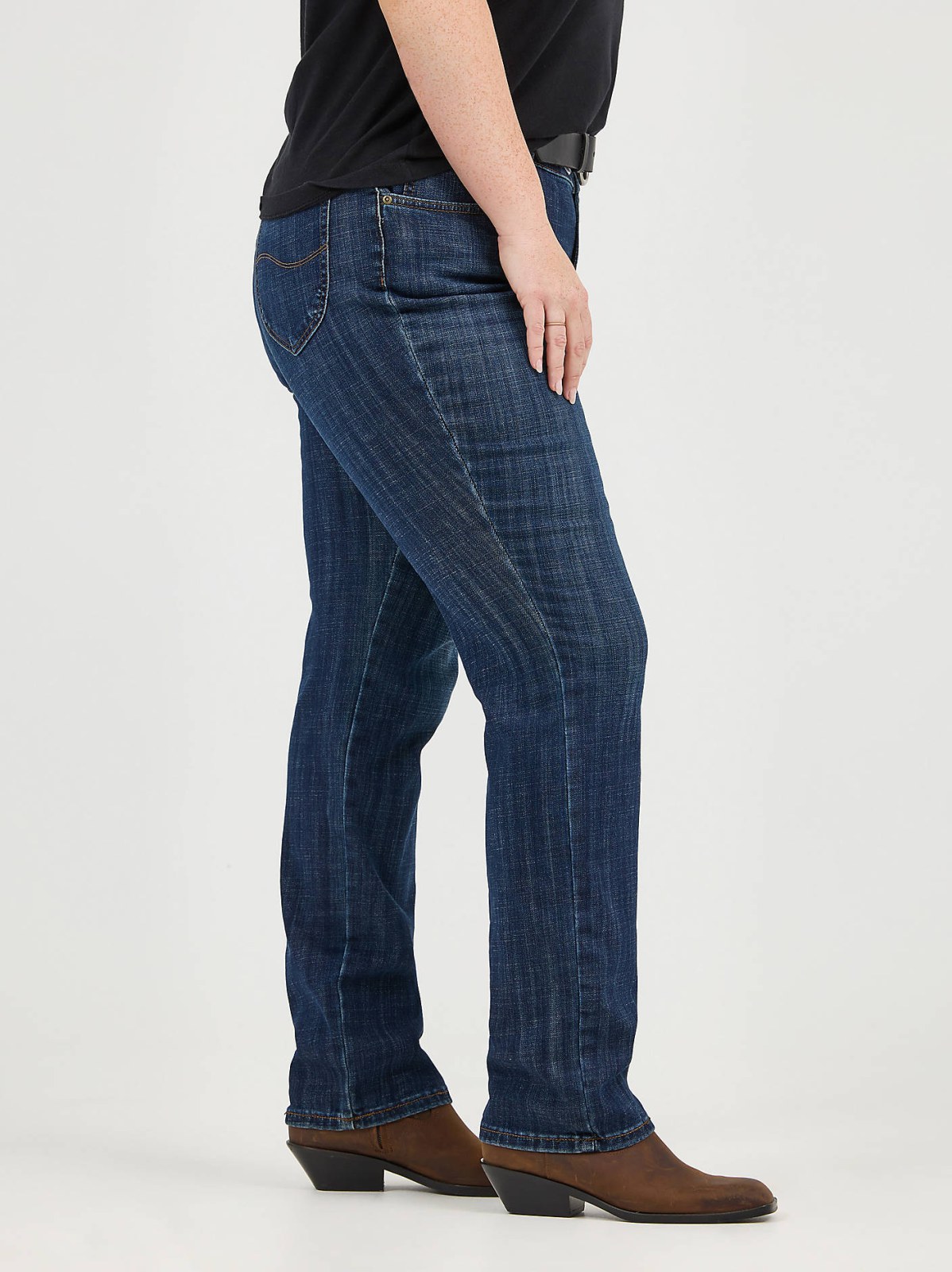 Women’s Stretch Relaxed Fit Straight Leg Jean (Plus) - view 4