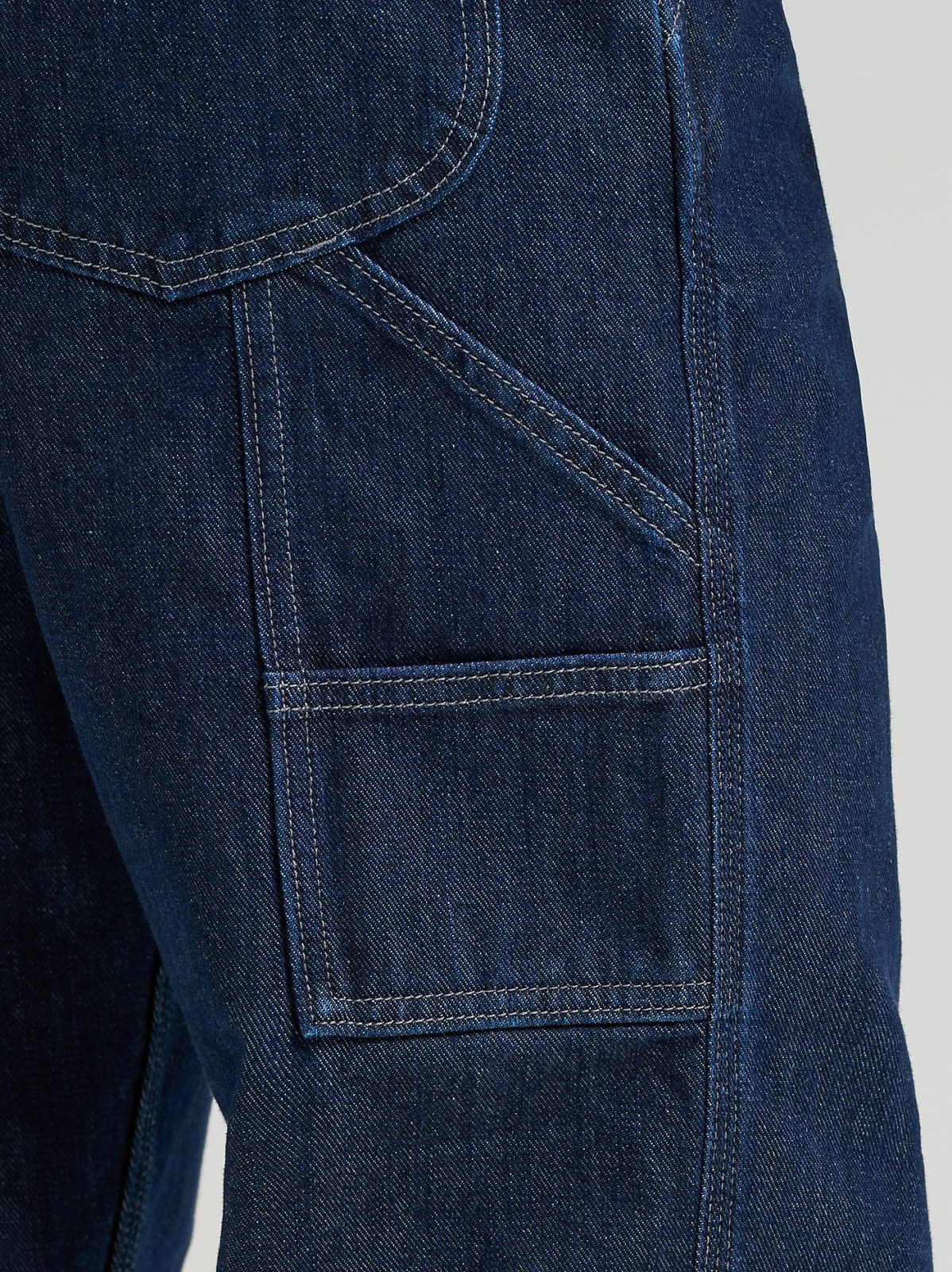 Men's 100% Cotton High Rise Loose Straight Carpenter Jean - view 6