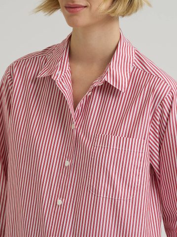 Women's Boyfriend Button Down Shirt