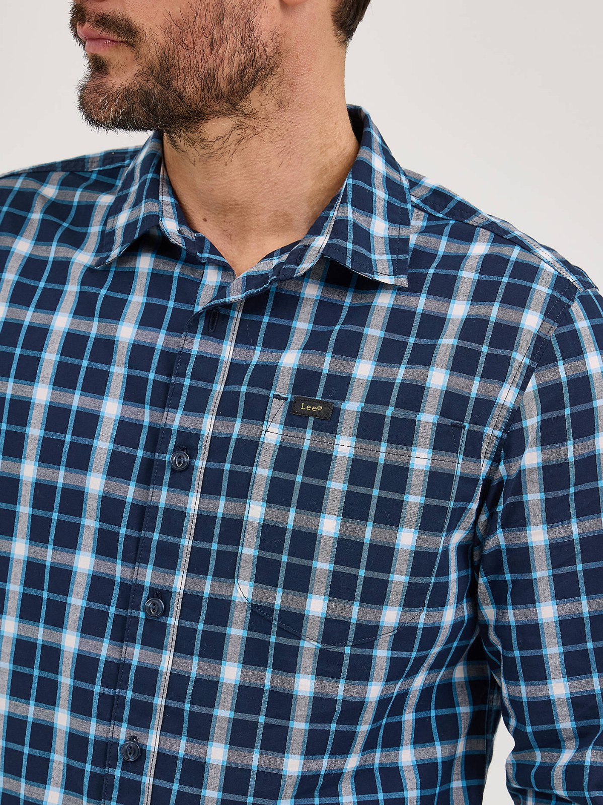 Men's Extreme Motion All Purpose Plaid Button Down Shirt - view 3