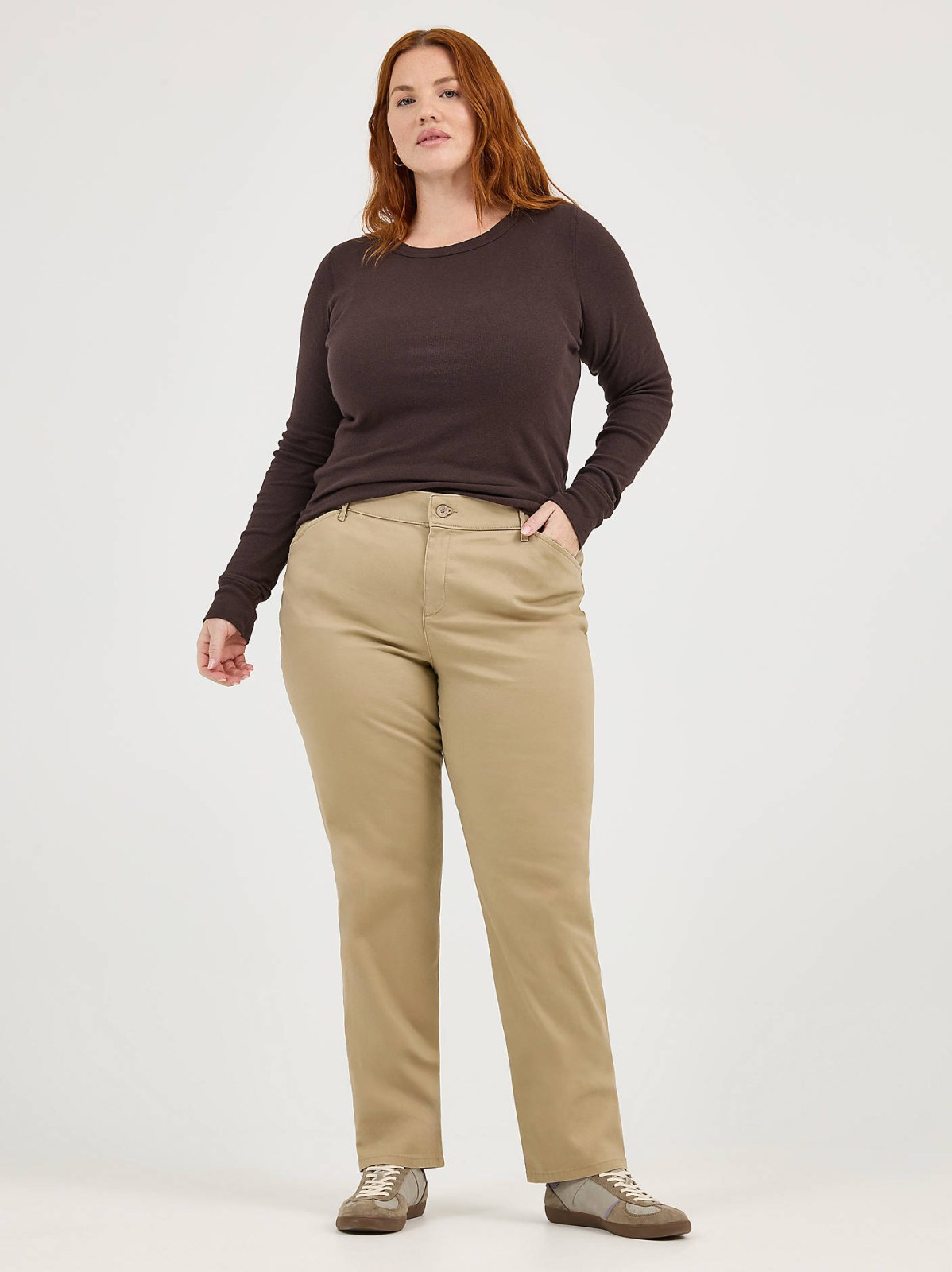 Women’s Relaxed Fit Straight Leg Pant All Day Pant (Plus)