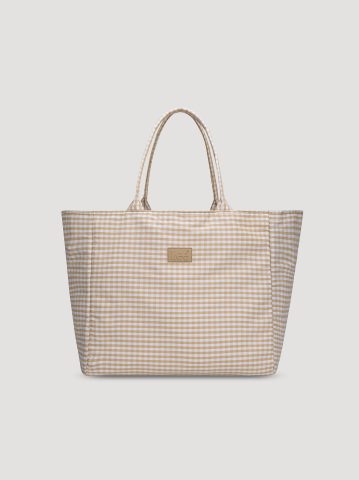Women's Gingham Tote Bag