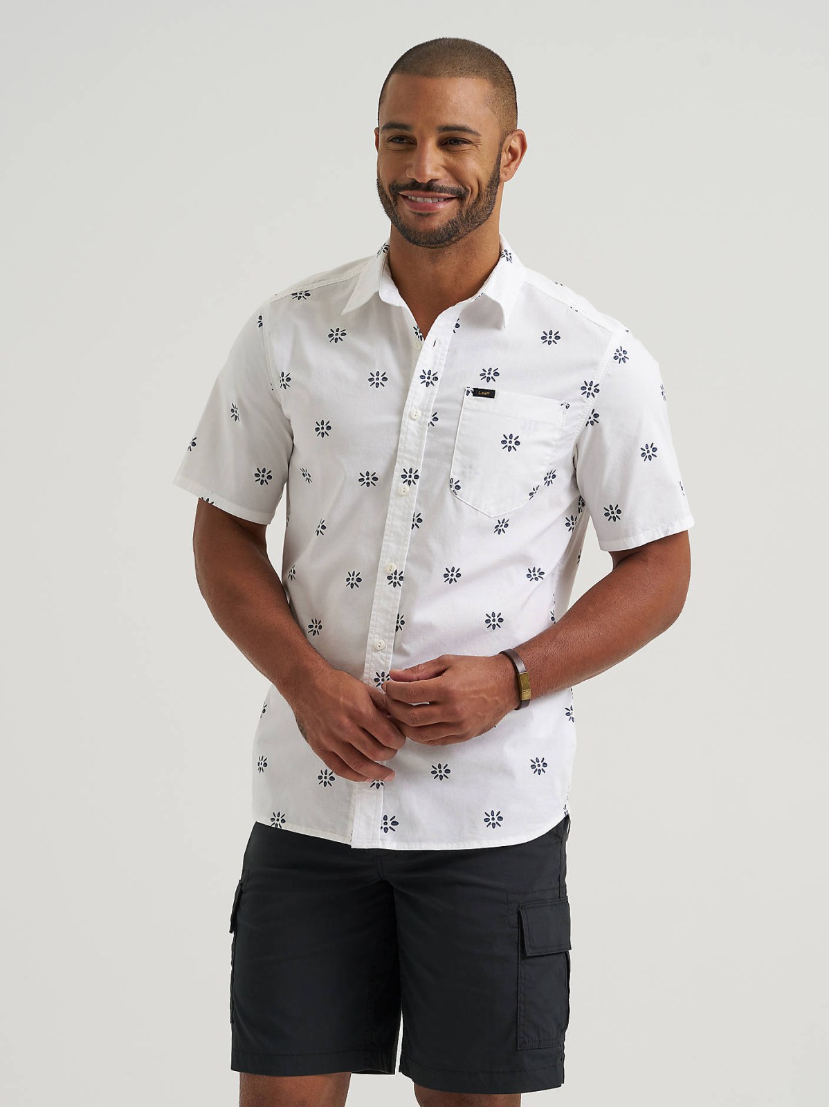 Men's Short Sleeve All Purpose Button Down Shirt