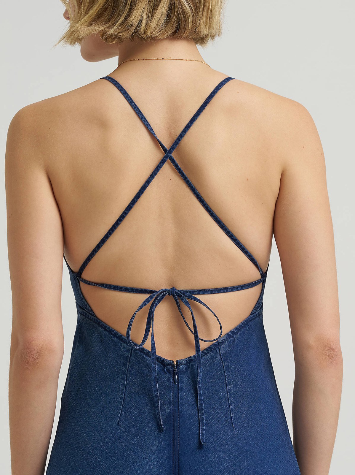 Women's Cross Back Maxi Slip Dress - view 4