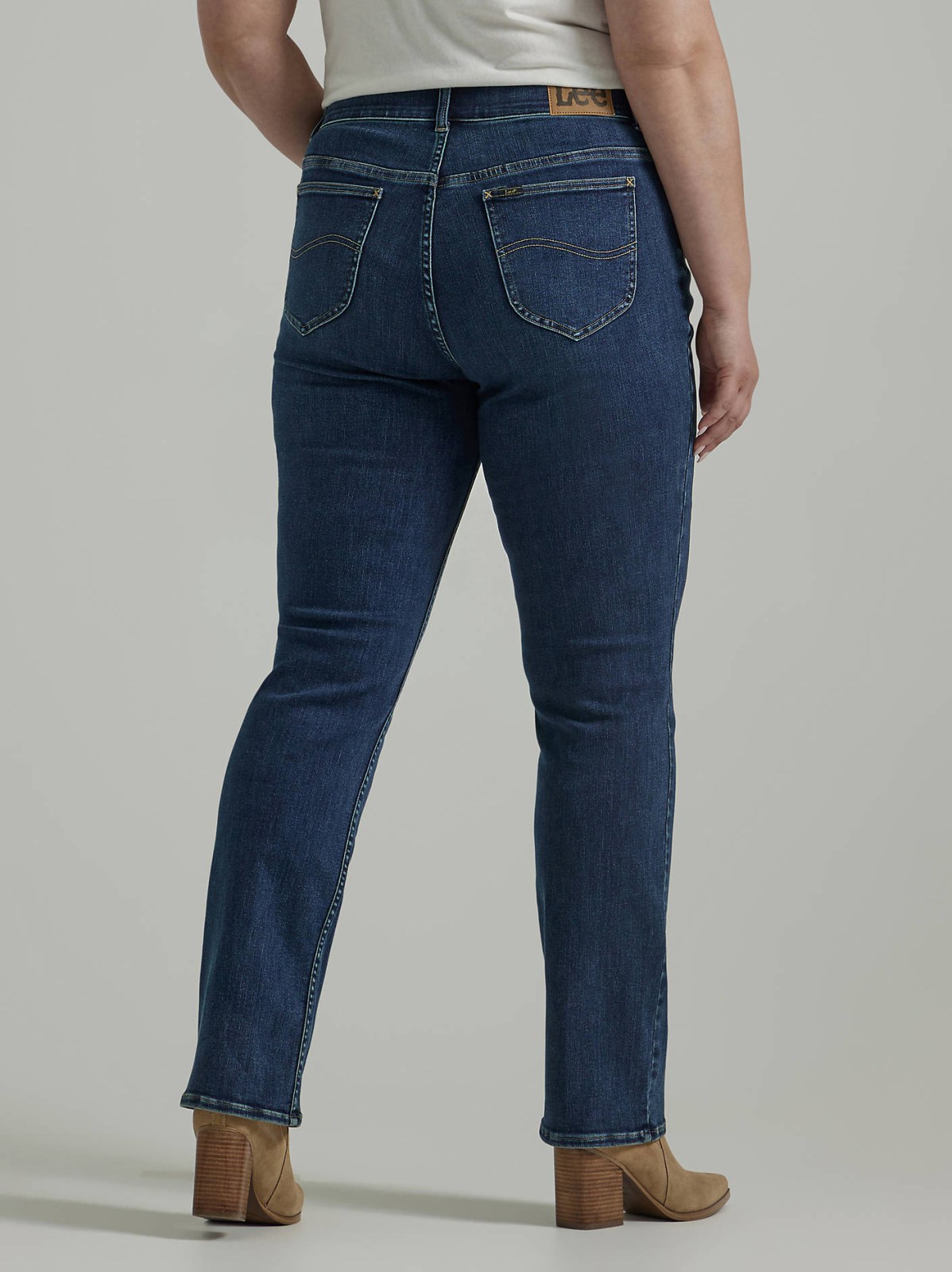 Women's Ultra Lux Comfort with Flex Motion Straight Jean (Plus) - view 3