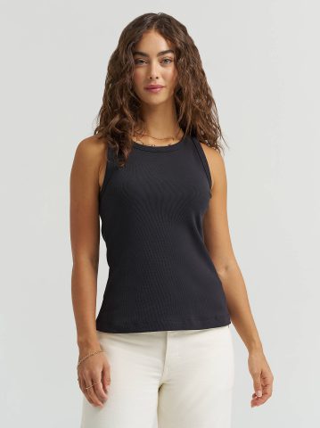 Women's Solid Ribbed Tank Top