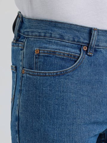 Men's 100% Cotton Regular Fit Straight Leg Heavyweight Jean