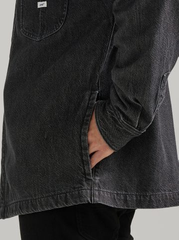 Men's Very Loose Fit Denim Overshirt