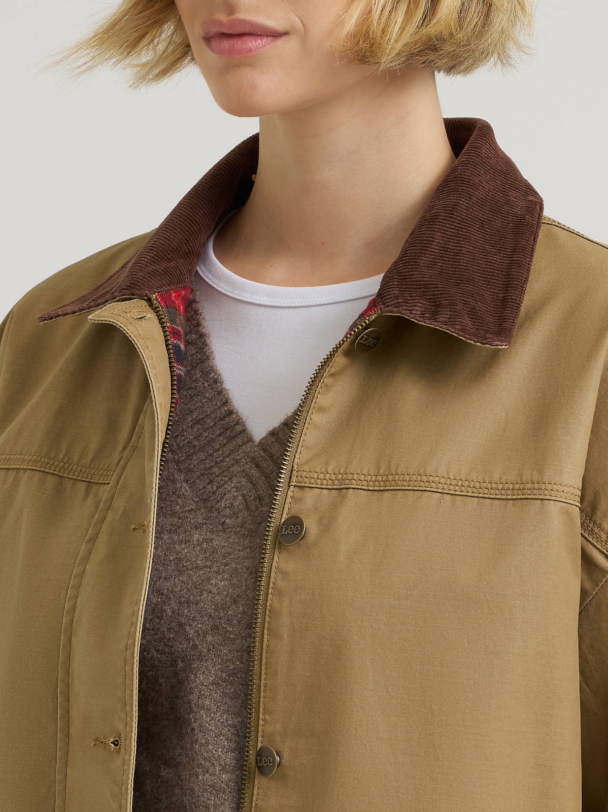 Women's Premium Flannel Lined Chore Coat - view 5