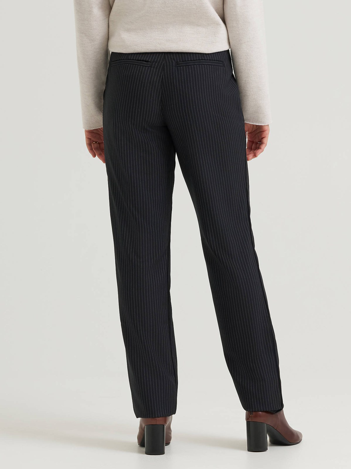 Women's Wrinkle Free Relaxed Fit Straight Leg Pant - view 4