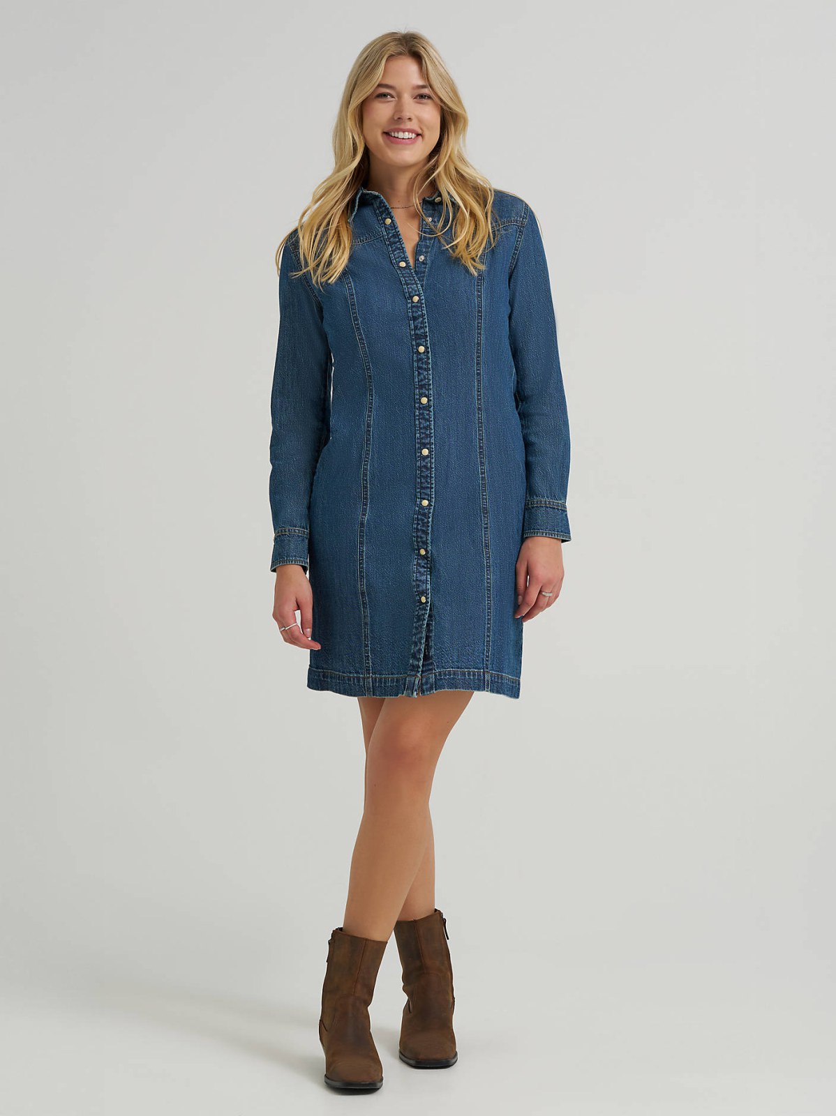 Women's Western Button Down Dress