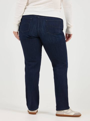 Women’s Stretch Relaxed Fit Straight Leg Jean (Plus)