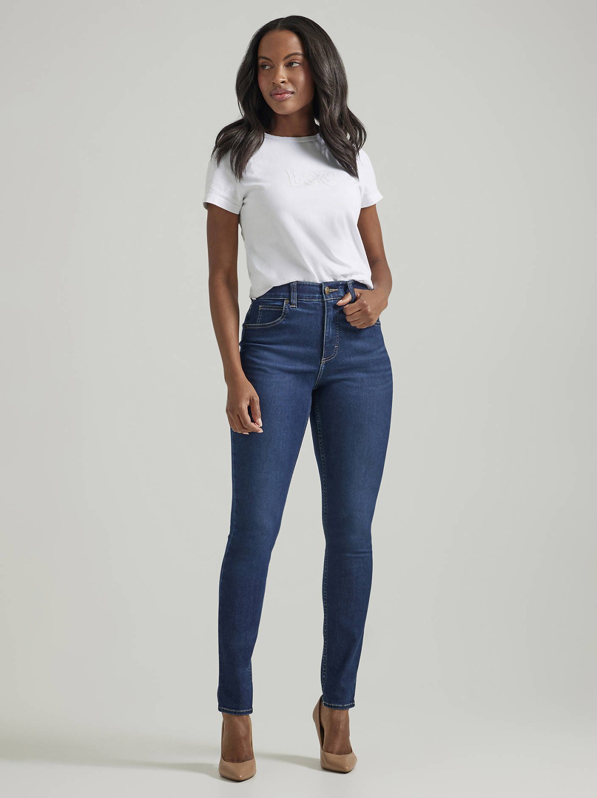 Women's Ultra Lux Comfort with Flex Motion Skinny Leg Jean (Petite)