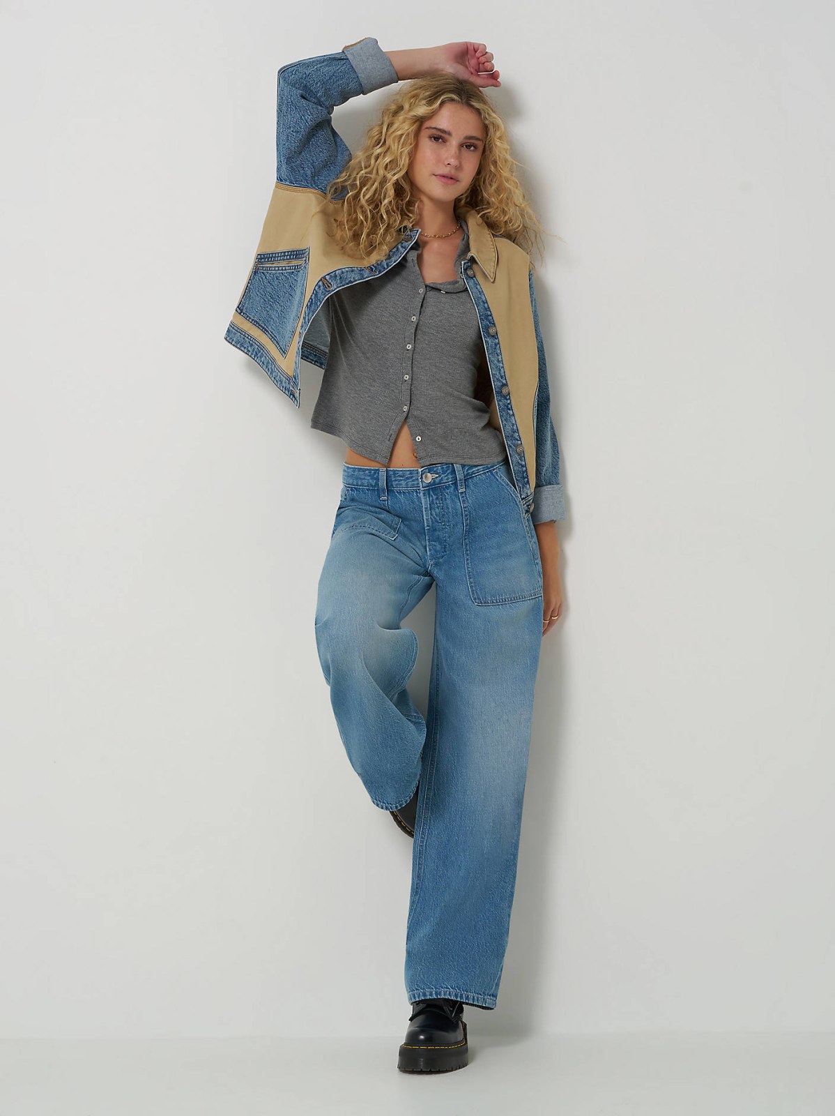 Women's Patch Pocket Slouch Jean
