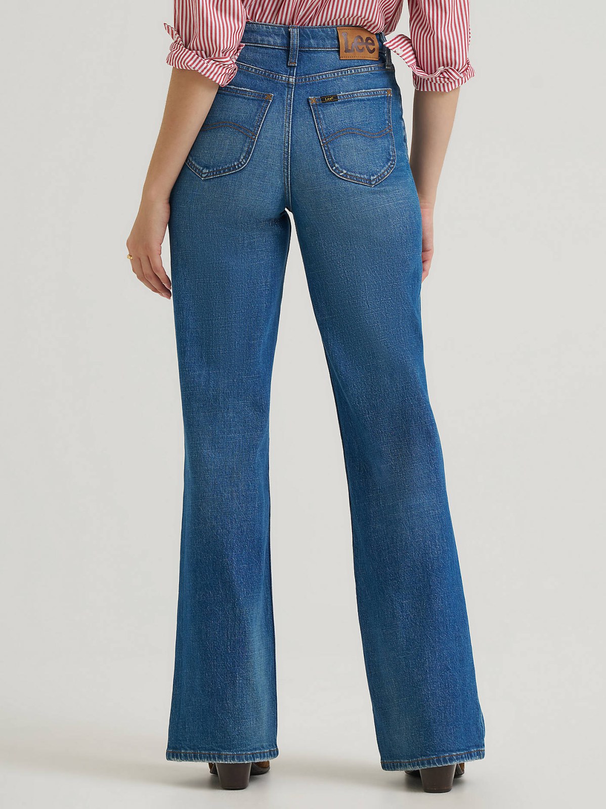 Women's Premium High Rise Retro A-Line Jean - view 3