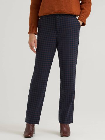 Women's Wrinkle Free Relaxed Fit Straight Leg Pant