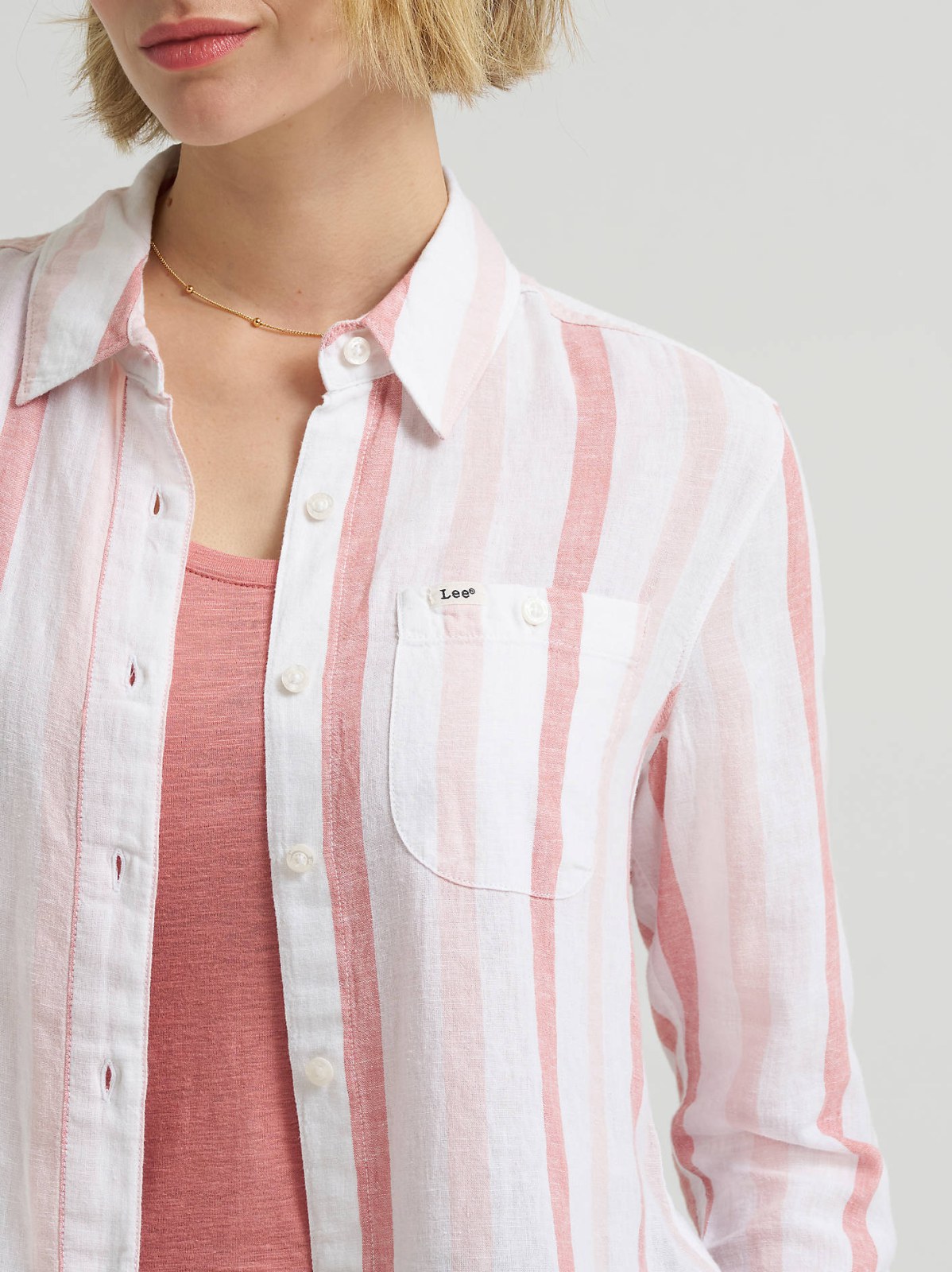 Women's All Purpose Print Button Down Shirt - view 5