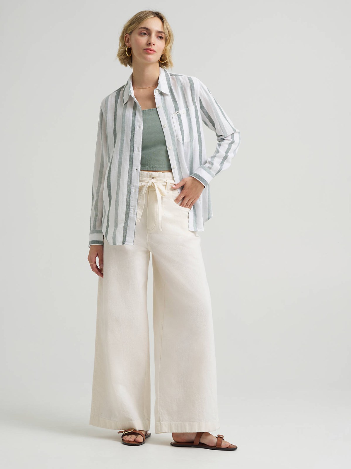 Women's All Purpose Print Button Down Shirt - view 3