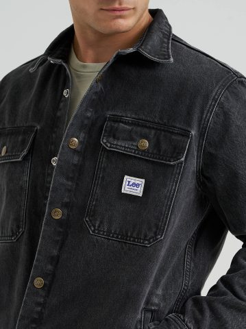 Men's Relaxed Fit Workwear Denim Overshirt