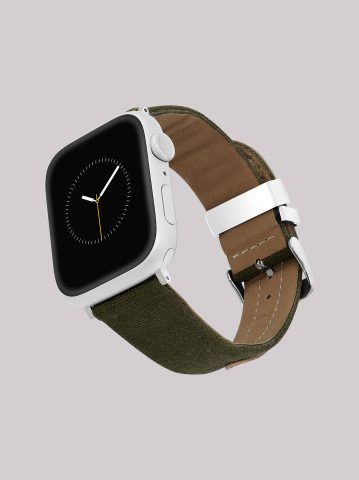Solid Canvas Universal Watchband — alternate view