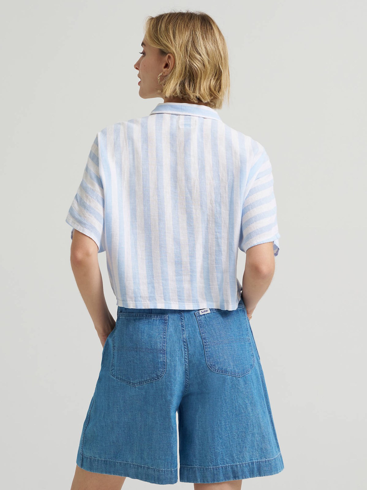 Women's Crop Resort Shirt - view 4