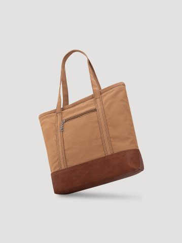 Women's Color Block Tote Bag