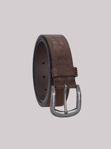 Women's Floral Embossed Belt — alternate view