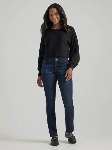 Women's Ultra Lux Comfort with Flex Motion Straight Jean — alternate view
