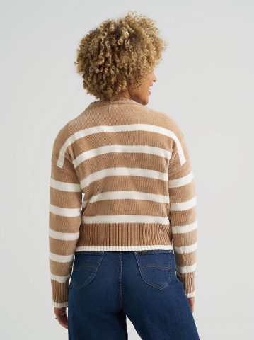 Women's Striped Chenille Sweater